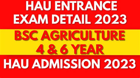 ccs hau entrance exam 2023|CCS Hau Entrance Exam Detail 2023 .